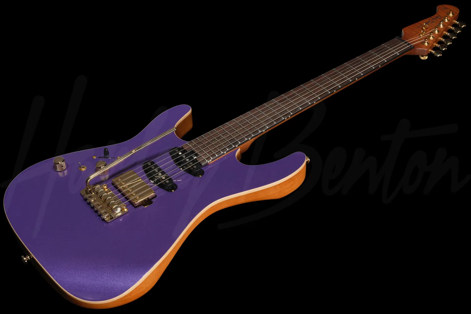 Harley Benton Fusion-IV HSS LH RW PM E-Gitarre Linkshänder