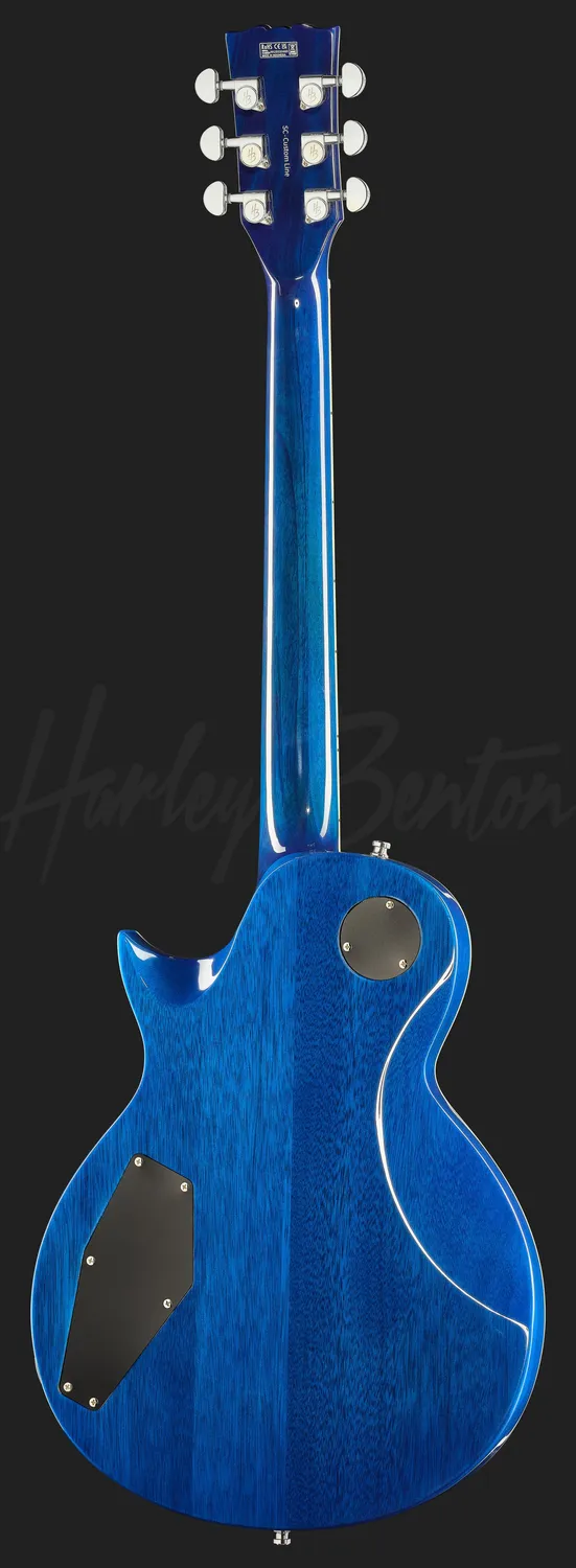 Harley Benton Vintage SC-Custom III E-Gitarre Ocean Flame