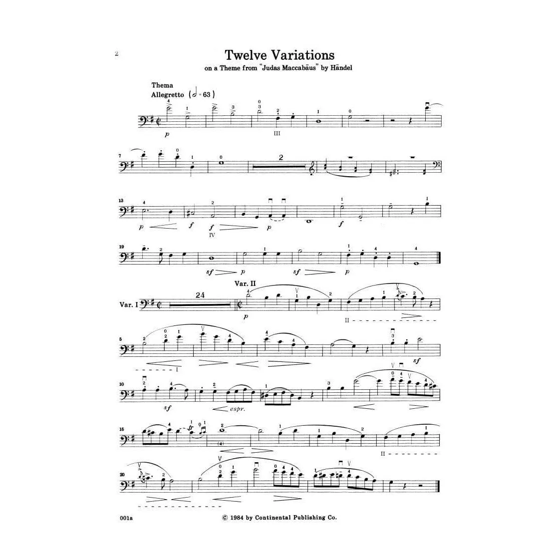 Shar Beethoven Variationen Op 66 Cello Noten Cello Klavier Grad 5