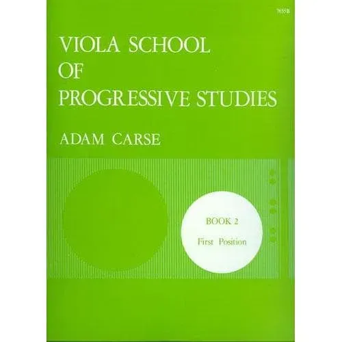 Carse Viola School Book 2 Noten erste Lage