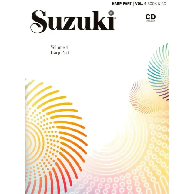 Suzuki Harp School Volume 4 Harfennoten mit CD