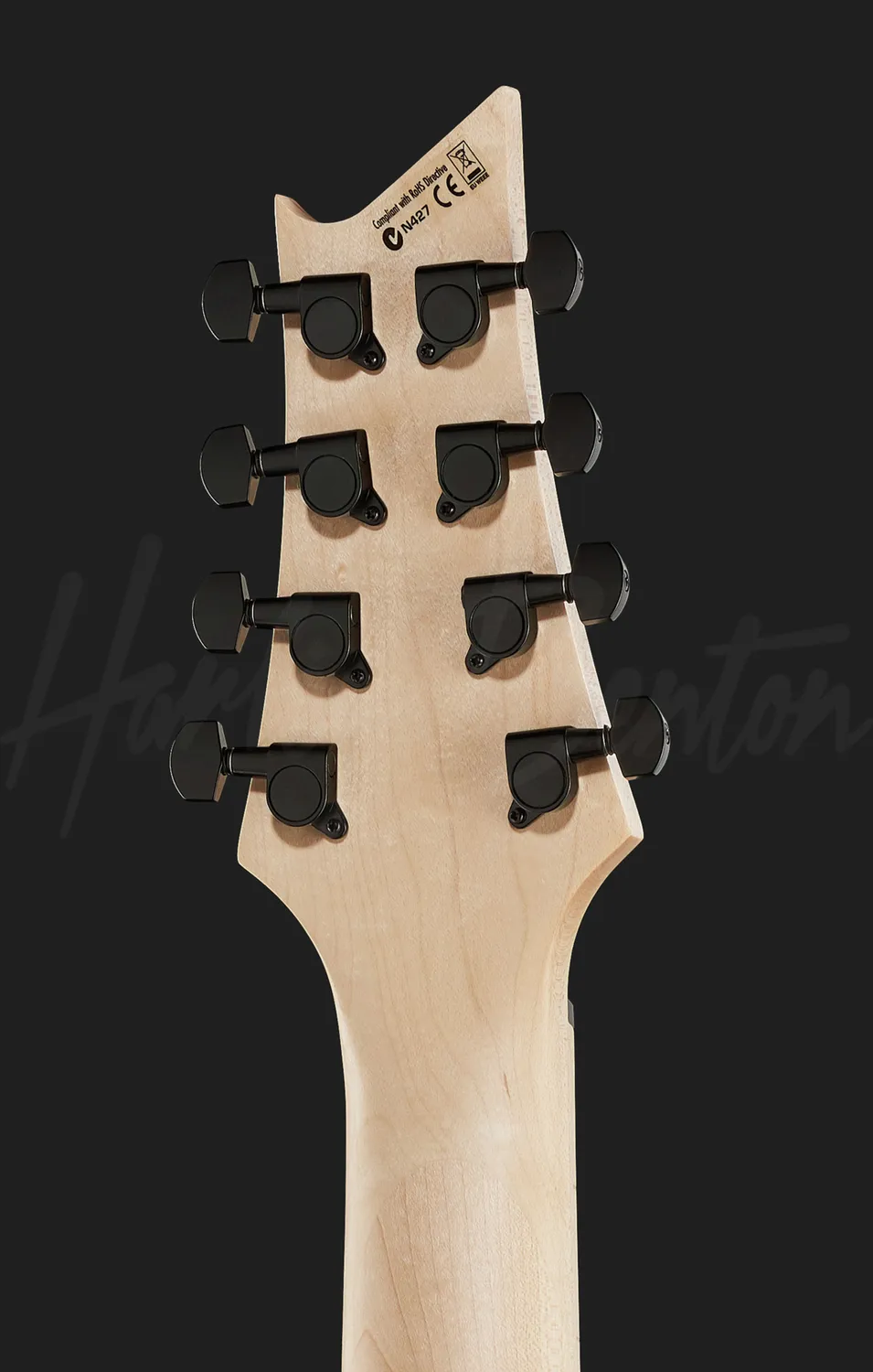 Harley Benton Rock R-458MN WH 8-Saiter E-Gitarre weiß