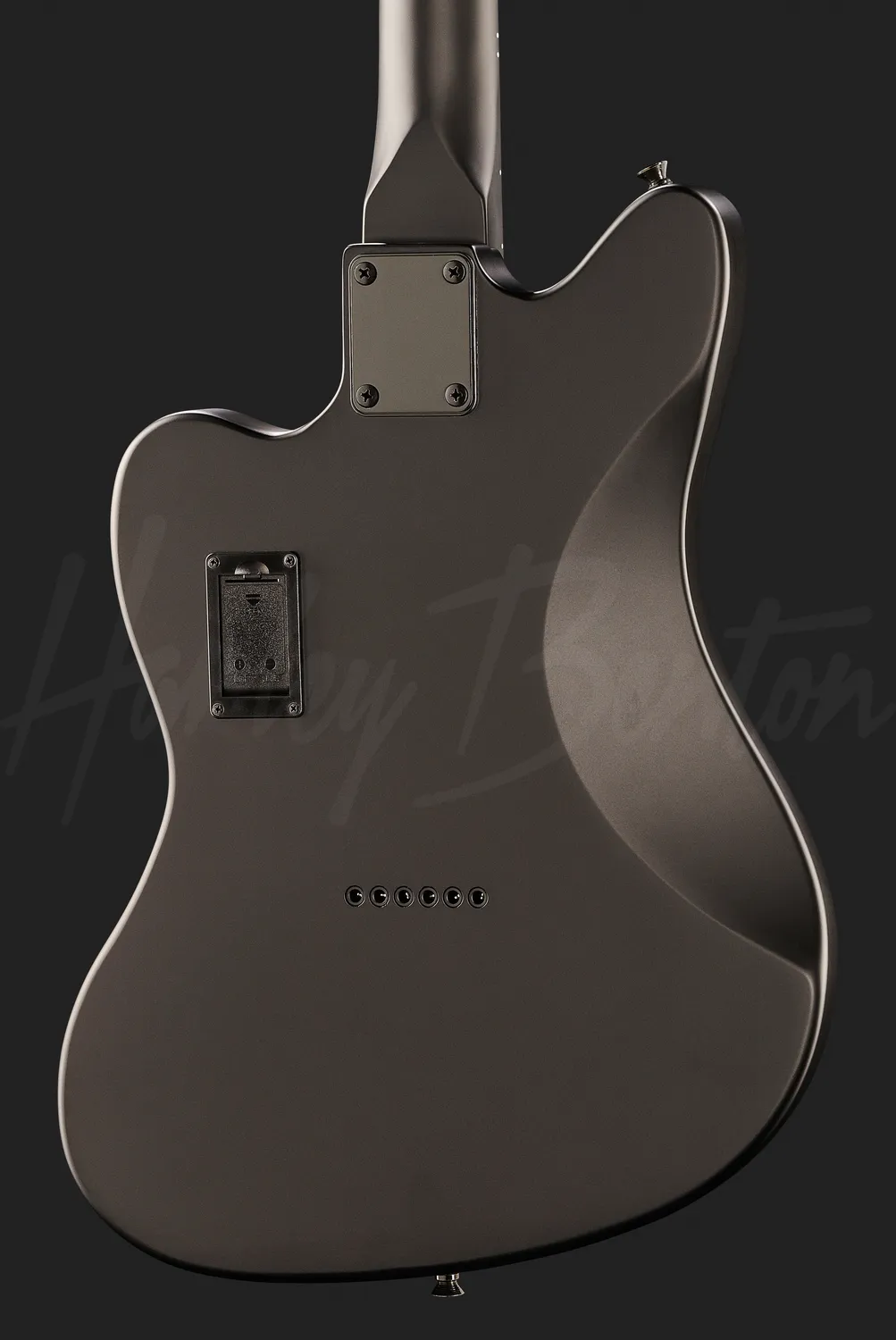 Harley Benton Classic JA-20HH E-Gitarre Active Schwarz matt