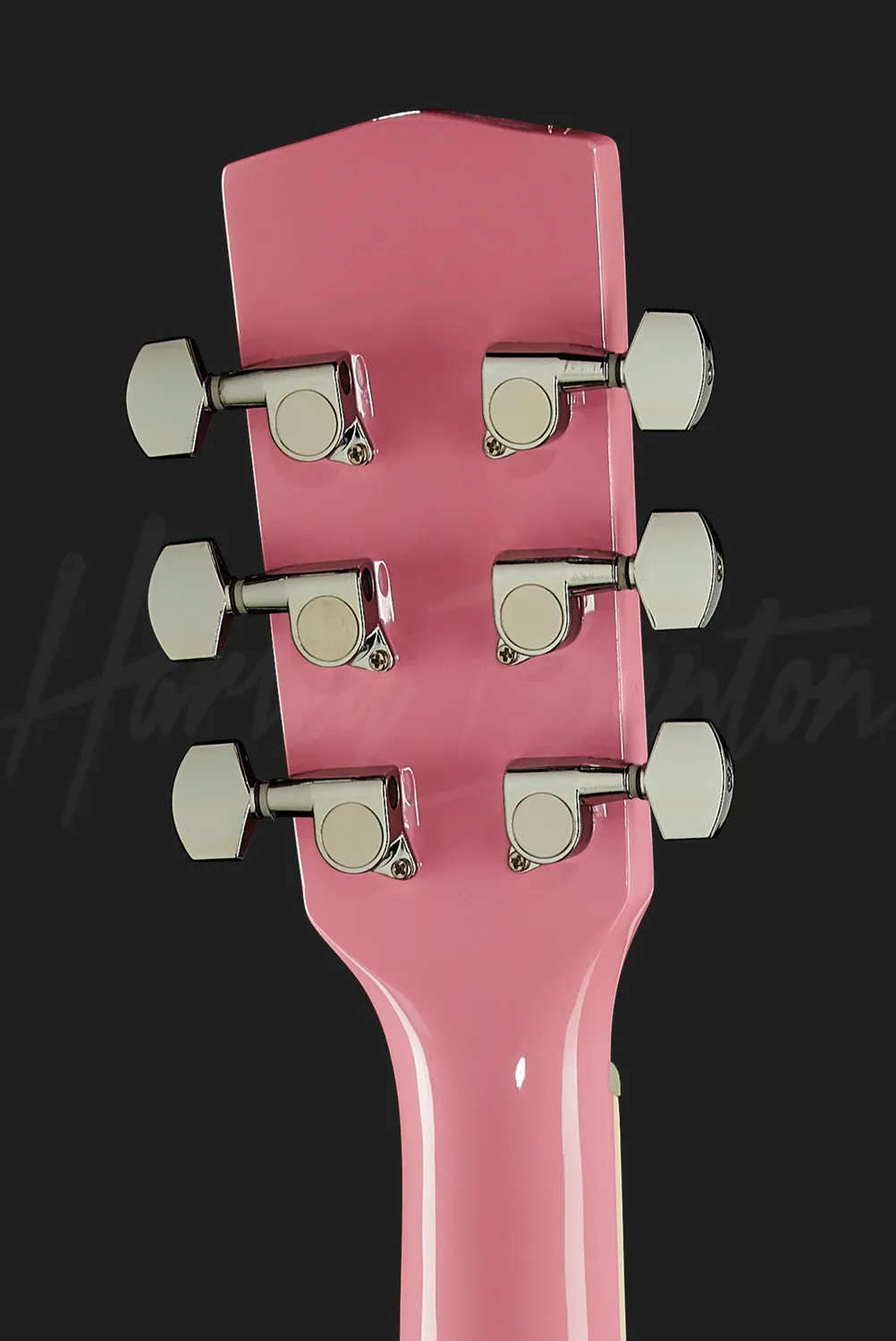 Harley Benton Custom EAX-10 Westerngitarre Pinky Tonabnehmer
