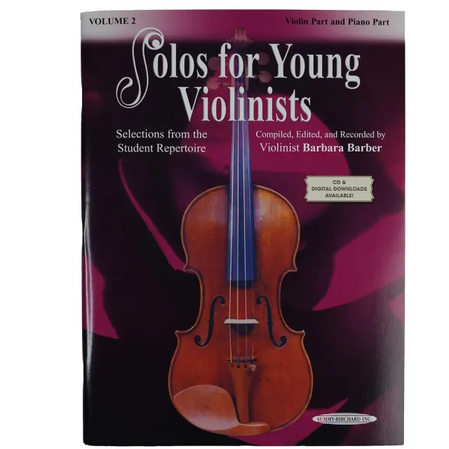 Shar Barber Solos Young Violinists Vol.2 Noten Klavier