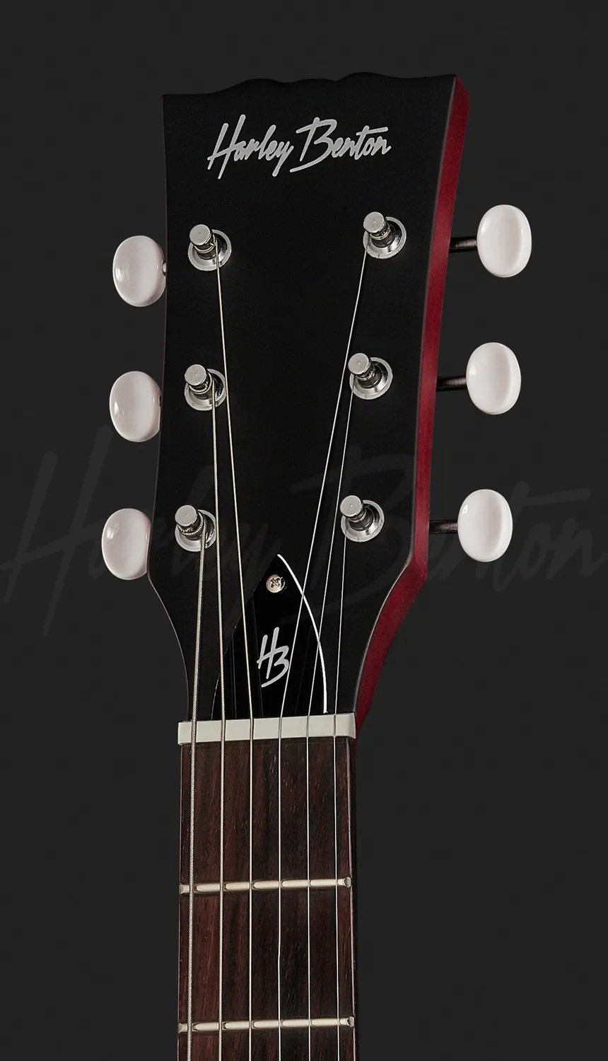 Harley Benton Vintage SC-Junior E-Gitarre Faded Cherry P90