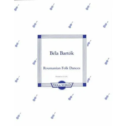 Bartók Rumänische Volkstänze Sz 68 Noten Viola Klavier