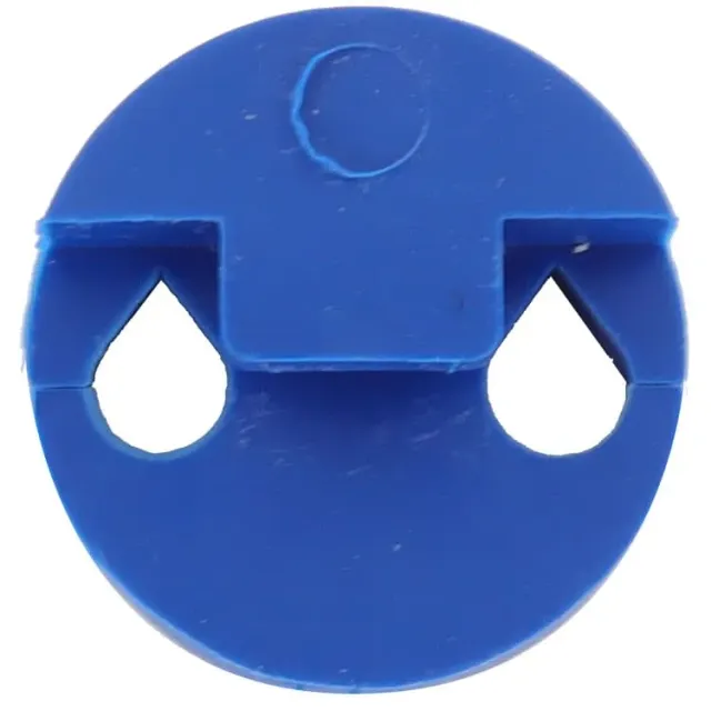 Tourte Round 2 Holes Violindämpfer Gummi blau
