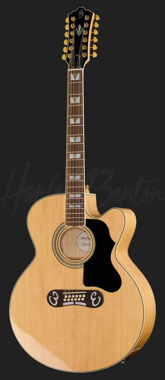 Harley Benton Custom Line King-12 CE NT 12-saitige Akustikgitarre