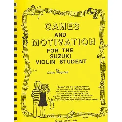 Suzuki Wagstaff Games Violinenschule Buch Motivation 100 Seiten