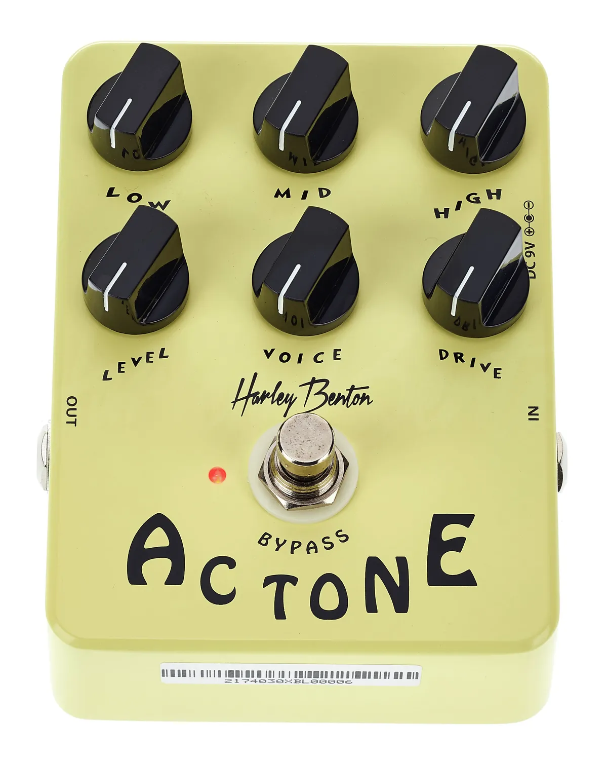 Harley Benton TrueTone AC Effektpedal Overdrive analog