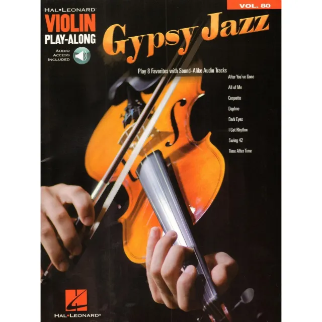 Hal Leonard Violin Play-Along Vol. 80 Gypsy Jazz Violinenoten Audio