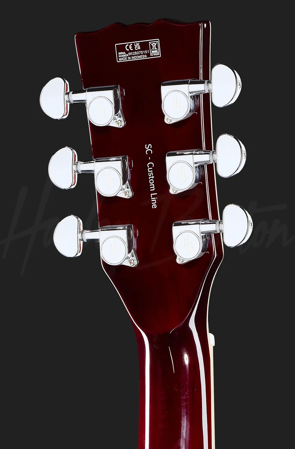 Harley Benton SC-Custom III E-Gitarre Lemon Flame Humbucker