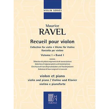 Shar Ravel Collection Vol. 1 Violinnoten mit Klavier