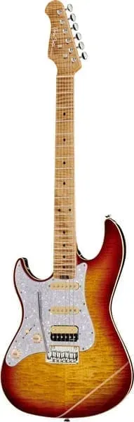 Harley Benton ST-Modern Plus E-Gitarre LH Bengal Burst HSS
