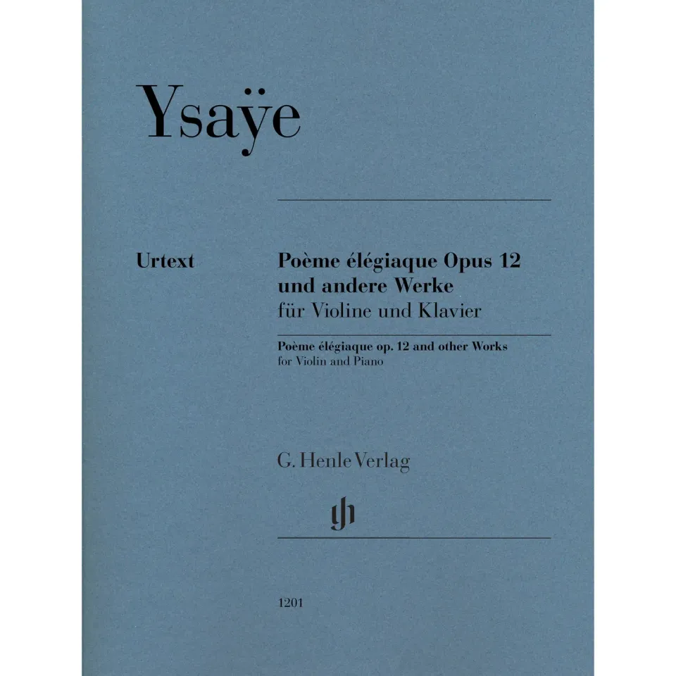 Henle Ysaÿe Poème élégiaque Violine Noten Urtext