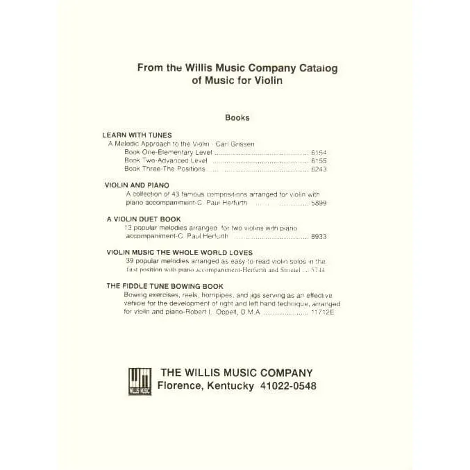 Shar Music Herfurth 43 Stücke Noten Violine Klavier Sammlung