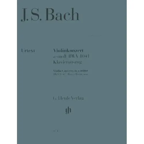 Henle Bach Violinkonzert a-Moll BWV 1041 Violinenoten Urtext