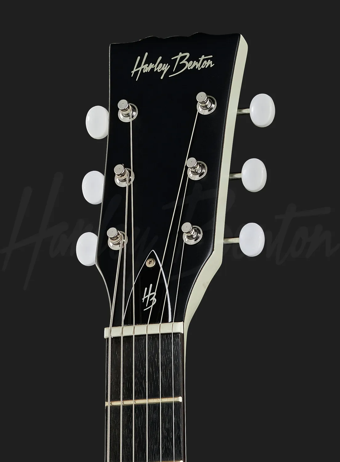 Harley Benton Vintage SC-Special E-Gitarre Faded White P90