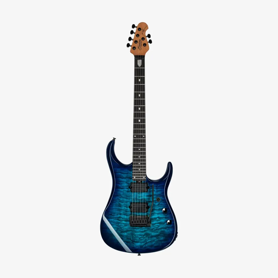 Sterling JP150 DiMarzio E-Gitarre Cerulean Paradise