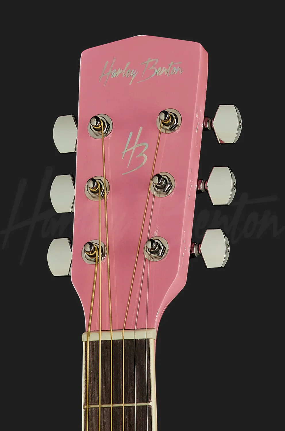 Harley Benton Custom EAX-10 Westerngitarre Pinky Tonabnehmer