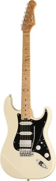 Harley Benton Deluxe ST-Modern Plus HSS E-Gitarre White