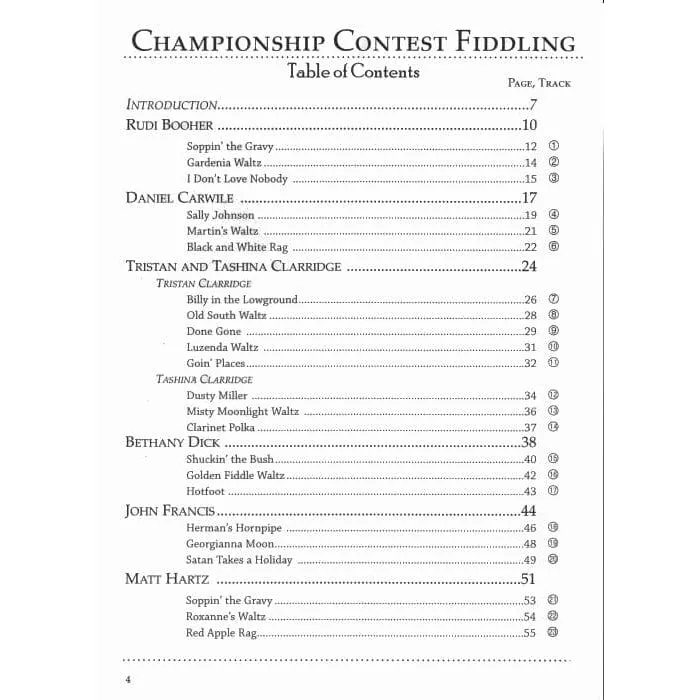 Championship Contest Fiddling Noten Violine Online-Audio Mel Bay