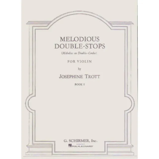 Trott Melodious Double-Stops 1 Violinnnoten