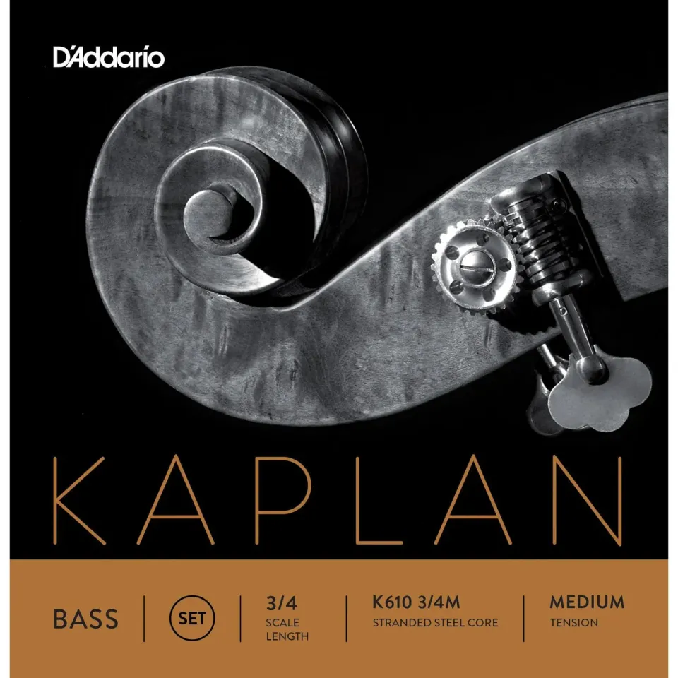 Kaplan Kontrabass Saitensatz 3/4 mittel Saiten Set