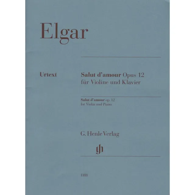 Henle Elgar Salut d'amour op. 12 Noten Violine Klavier Urtext