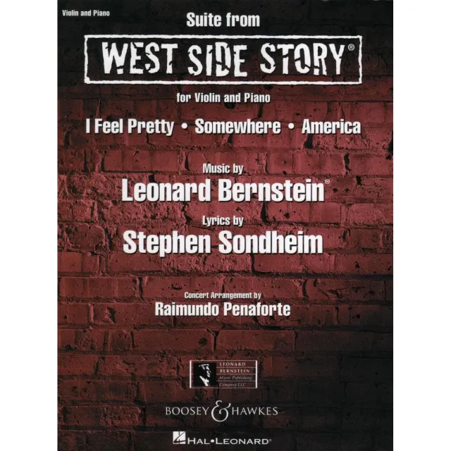 Bernstein West Side Story Suite Violine Klavier Noten