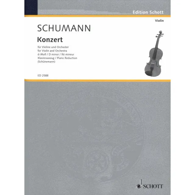 Schumann Violinkonzert d-Moll Violine-Klavier Noten Schott