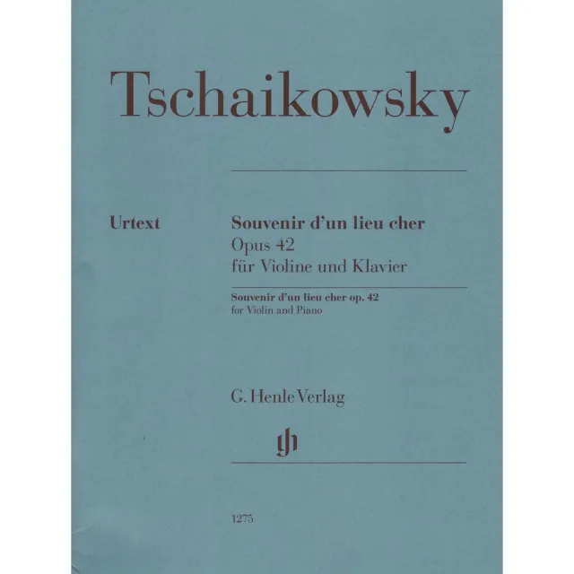Henle Tschaikowsky Souvenir Op.42 Violine Klavier Urtext