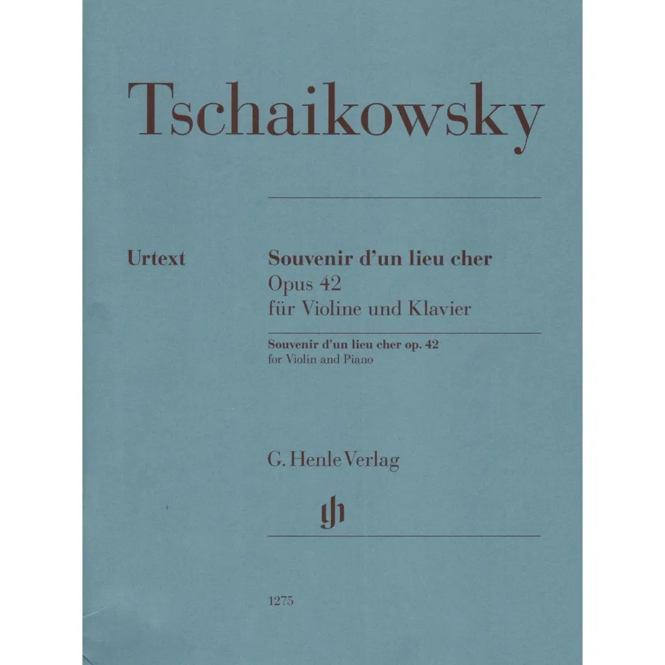Henle Tschaikowsky Souvenir Op.42 Violine Klavier Urtext