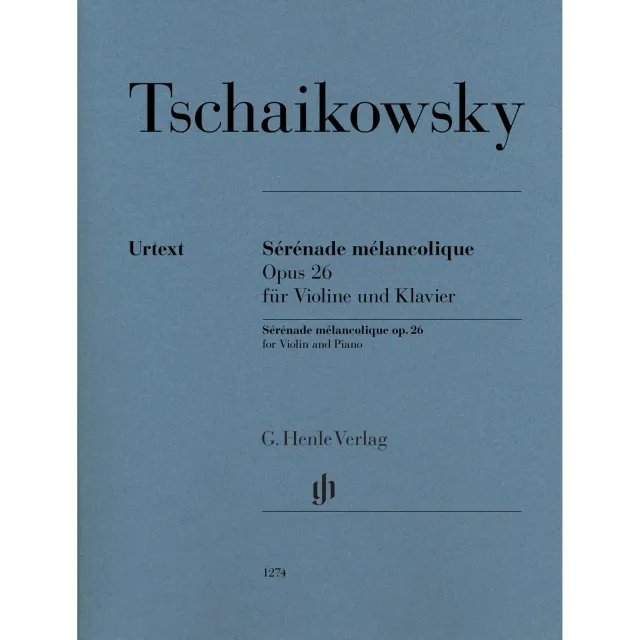 Tschaikowsky Sérénade Mélancolique Op. 26 Noten Violine Klavier Henle