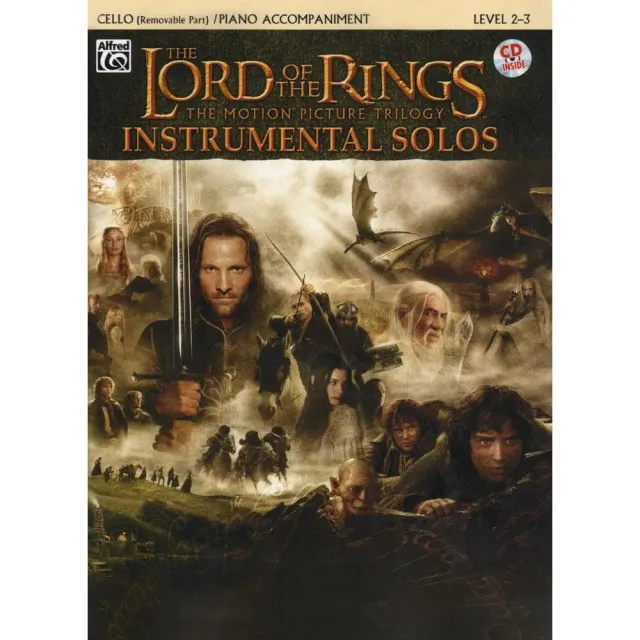 Warner Brothers Herr der Ringe Cello Klavier Noten mit CD