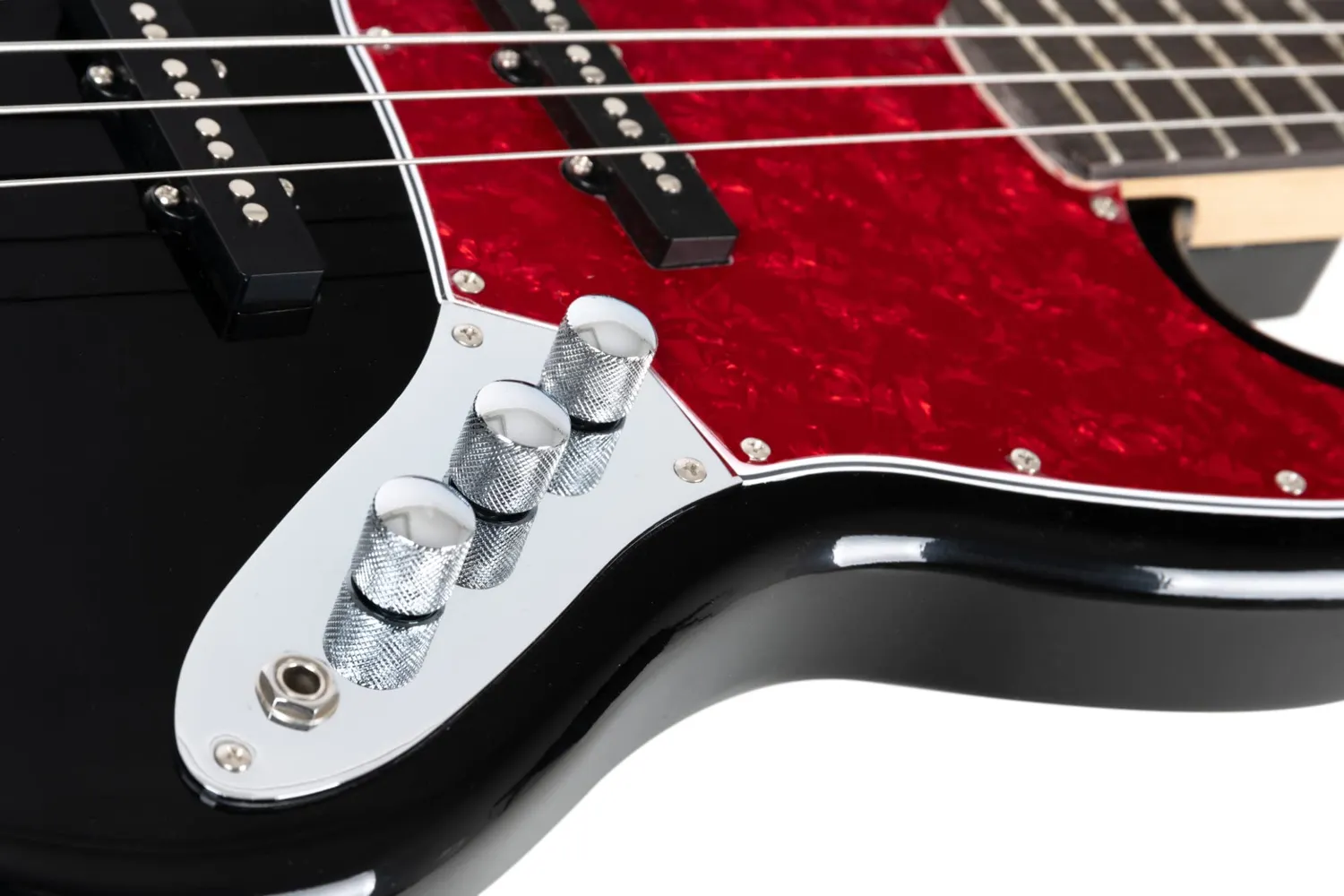 Rocktile Pro JB-30BK E-Bass Black Deluxe