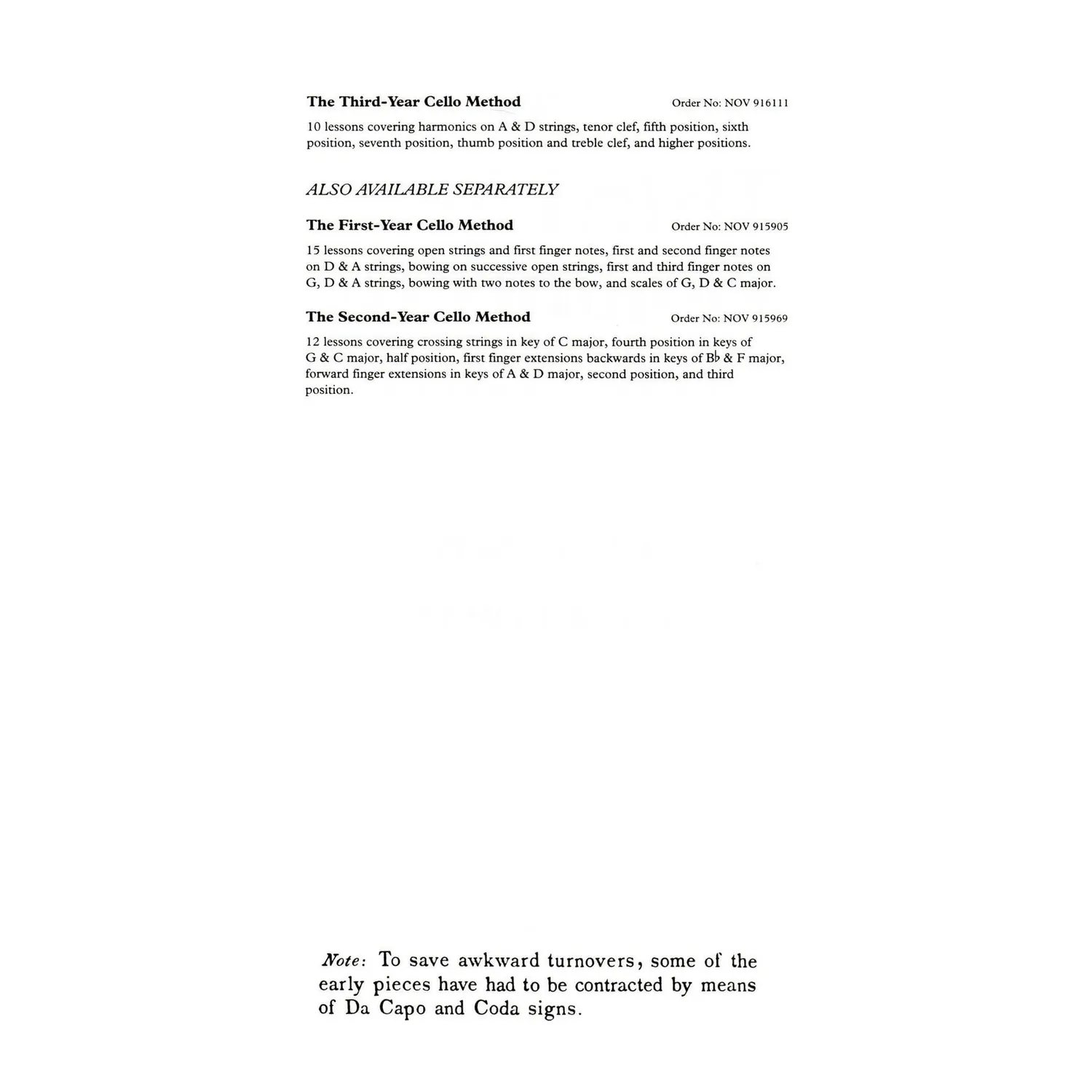 Paxton Third Year Violoncello Method Celloschule Benoy Burrowes