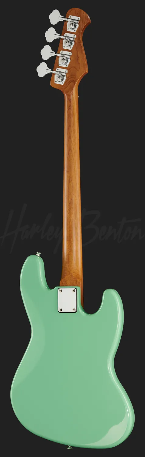 Harley Benton JB-62 LH E-Bass Linkshänder Seafoam Green