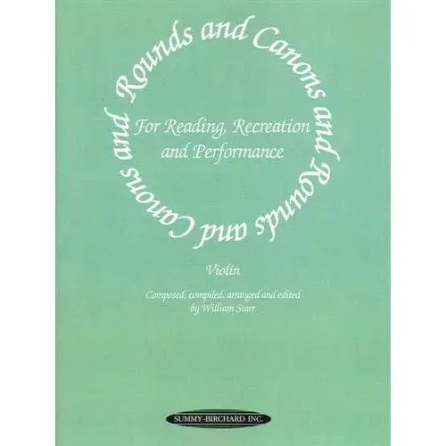 Alfred Music Rounds and Canons Noten Violine Starr Part