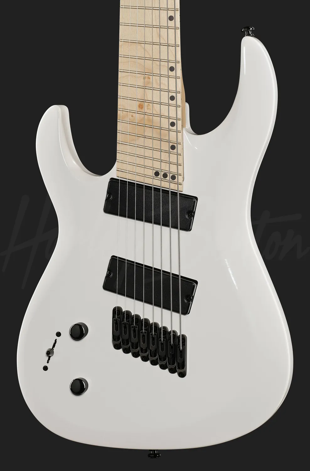 Harley Benton Progressive R-458MN LH WH MultiScale E-Gitarre 8-saitig