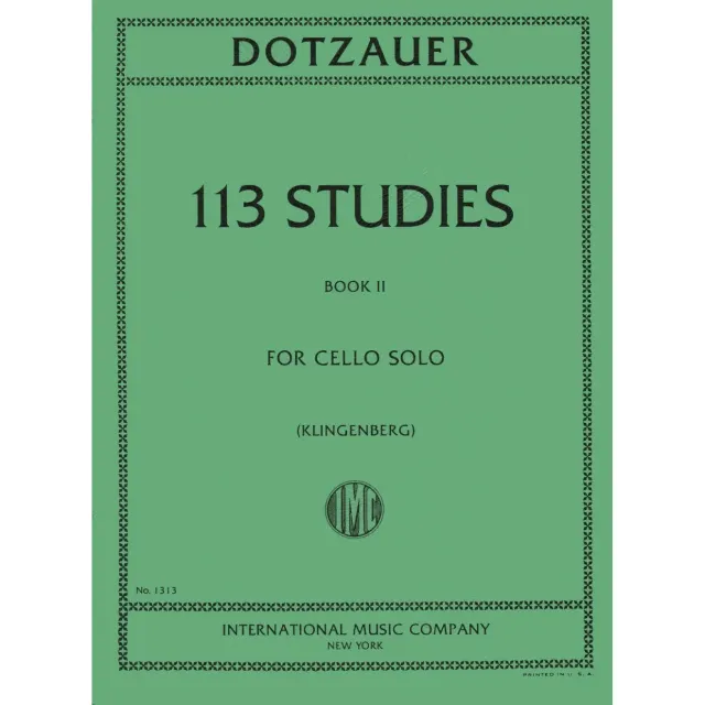 Shar Music Dotzauer 113 Etüden Cello Band 2 Nr 35-62