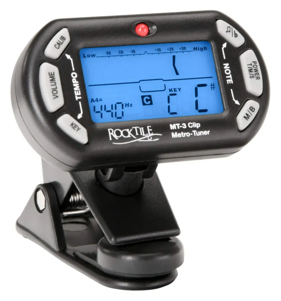 Rocktile MT-3 Clip-Stimmgerät Metronom chromatisch