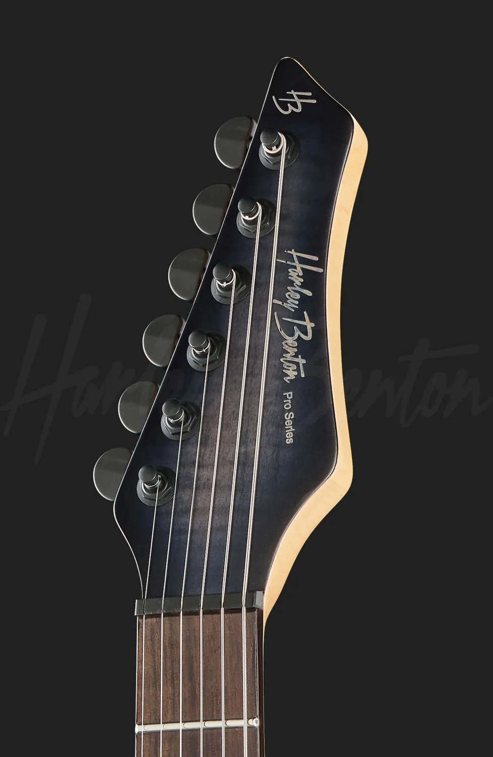 Harley Benton Amarok-6 LH E-Gitarre Flame Burst