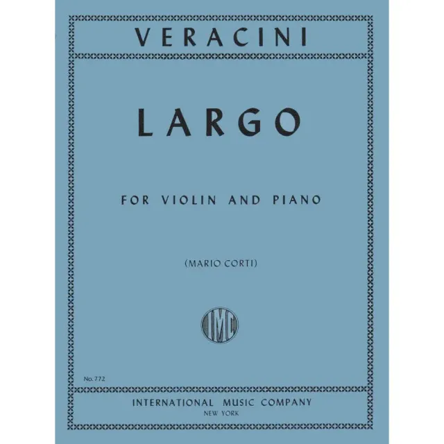 International Veracini Largo Violin Noten Violine Klavier