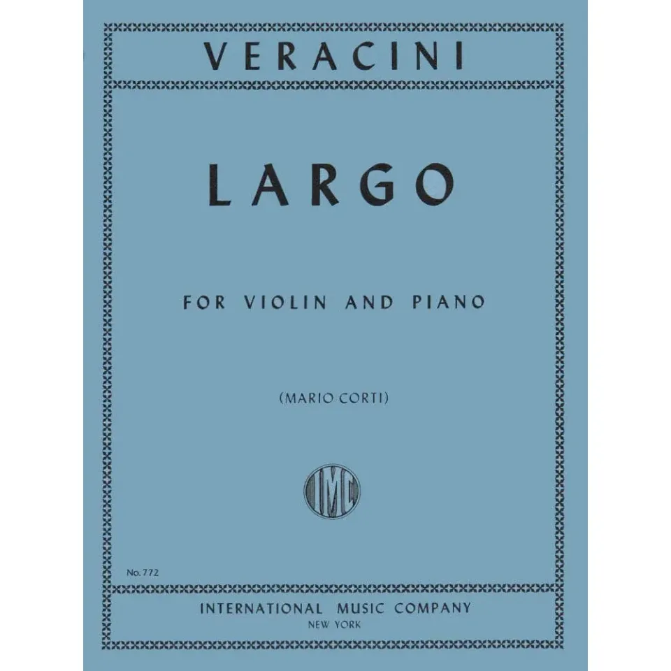 International Veracini Largo Violin Noten Violine Klavier