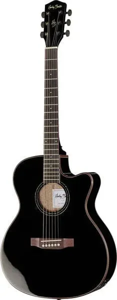 Harley Benton Custom Line EAX-500TL Westerngitarre Schwarz Tonabnehmer