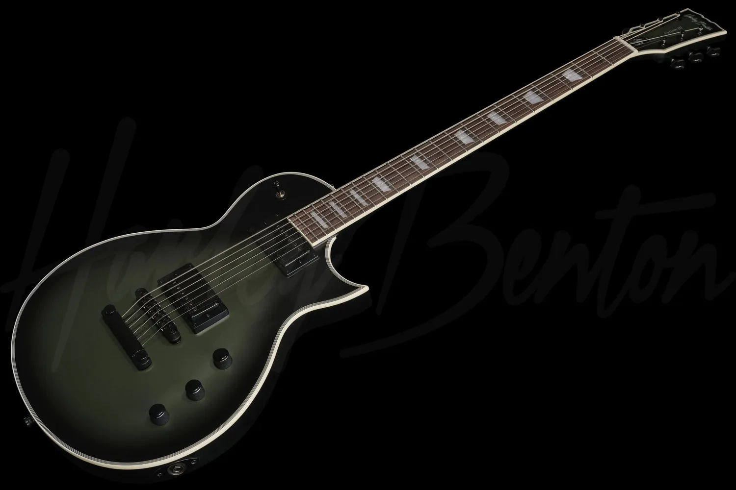 Harley Benton SC-Custom III Baritone E-Gitarre Army Burst Satin