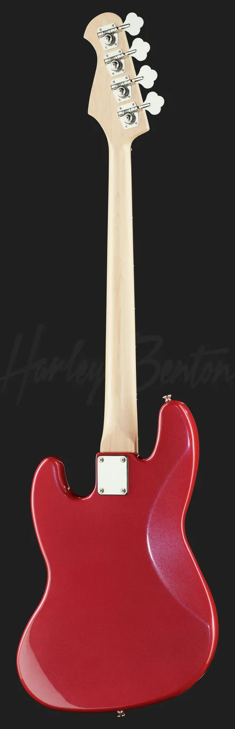 Harley Benton Student JB-20 CA E-Bass Candy Apple Red