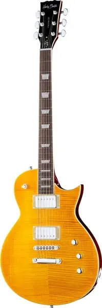 Harley Benton SC-Custom III E-Gitarre Lemon Flame Humbucker